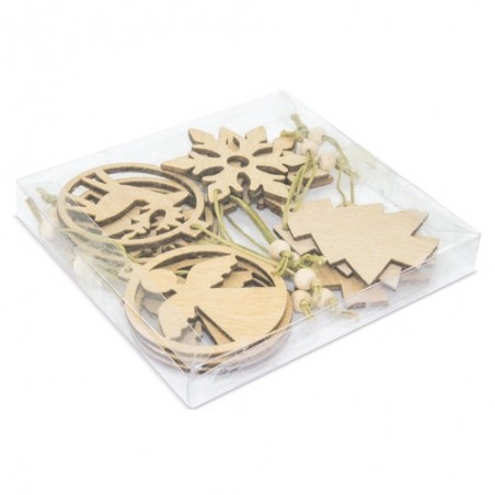 Set de 12 adornos para árbol de navidad