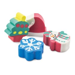 Set Gomas Navideñas Hal 1 Pack
