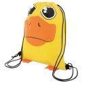Mochila de saco infantil con carita de pato