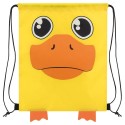 Mochila de saco infantil con carita de pato