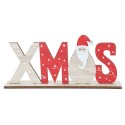 Adorno para sobremesa de navidad hecho en madera