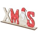 Adorno para sobremesa de navidad hecho en madera