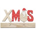Adorno para sobremesa de navidad hecho en madera