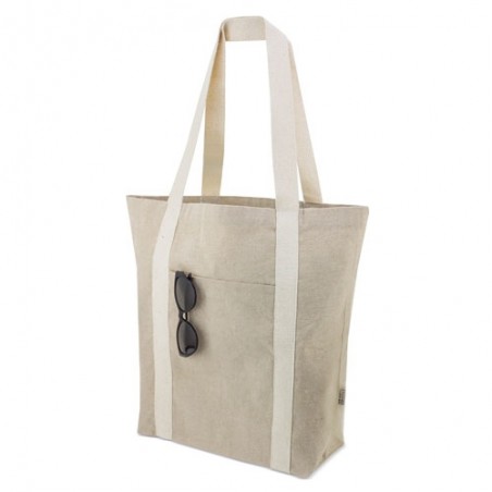 Bolsa con asas de algodón reciclado