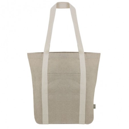 Bolsa con asas de algodón reciclado