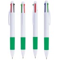 Bolígrafos con 4 tintas color negro rojo azul y verde