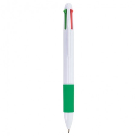 Bolígrafos con 4 tintas color negro rojo azul y verde