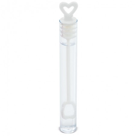 Pack de 48 mini pomperos de jabón con sujeción en forma de corazón