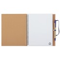 Cuaderno y bolígrafo de cartón reciclado a5