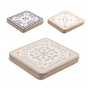 Set de 4 posavasos fabricado en corcho
