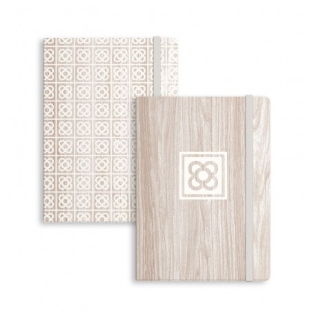 Cuaderno sin Anillas y Tapa Dura Con Goma Elástica