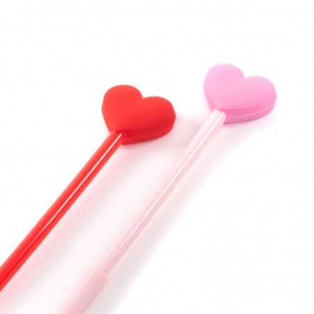 Bolígrafo con Decoración de Corazón