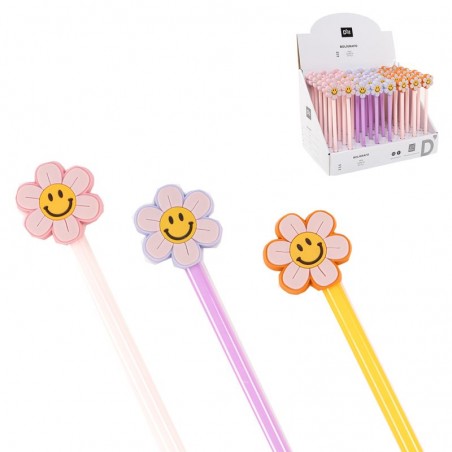 Bolígrafo para Niñas con con Cara en Forma de Flor Margarita