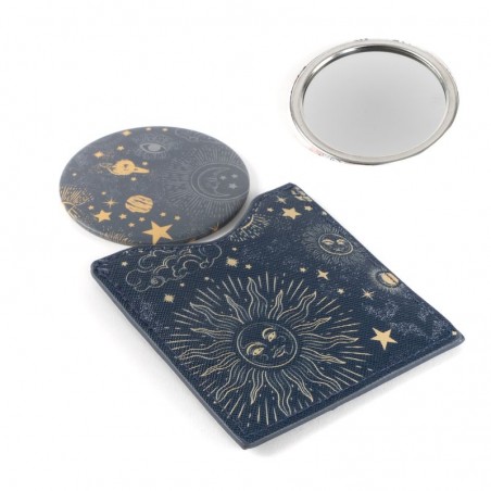 Espejo De Bolso Con Funda Estrella