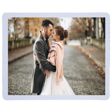 Alfombrilla para Ratón Blanca Personalizada con Foto a Todo Color