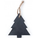 Adorno navideño pizarra en forma de árbol o estrella