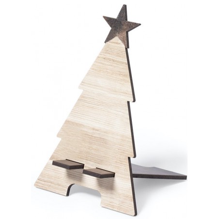 Soporte de escritorio para teléfono en forma de árbol de navidad