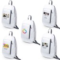 Mochila personalizada con logo a todo color o foto y texto para empresa boda bautizo comunión y cumpleaños