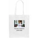 Bolsa personalizada con logo a todo color o foto y texto para empresas bodas bautizos comuniones y cumpleaños