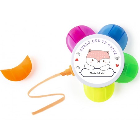 Detalles de Invitados Marcador Personalizado con Nombre de Invitado