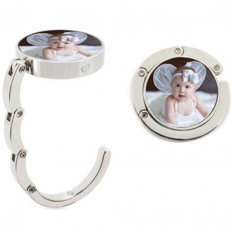 Cuelgabolsos personalizado con logo o foto a todo color