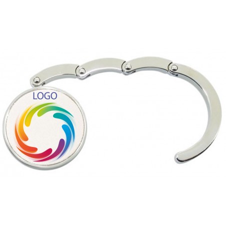 Cuelgabolsos personalizado con logo o foto a todo color