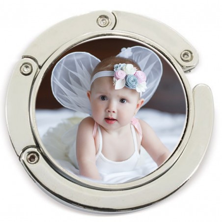 Cuelgabolsos personalizado con logo o foto a todo color