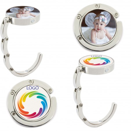 Cuelgabolsos Personalizado con Logo o Foto a Todo Color