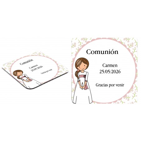 Posavasos personalizado con logo foto o diseño predeterminado a todo color