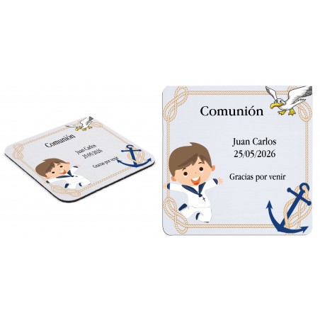 Posavasos personalizado con logo foto o diseño predeterminado a todo color