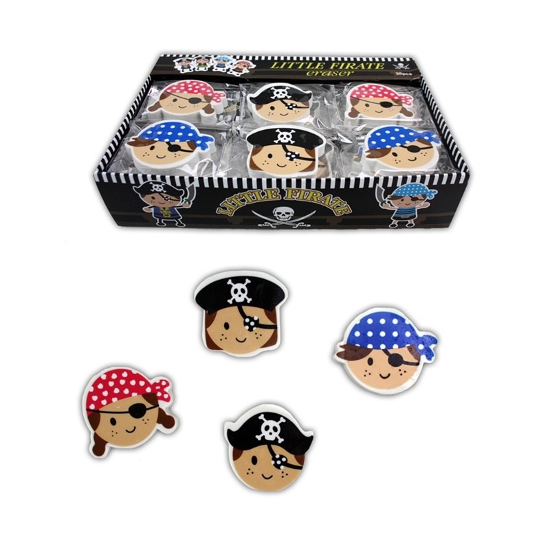 Borrador con forma de pirata
