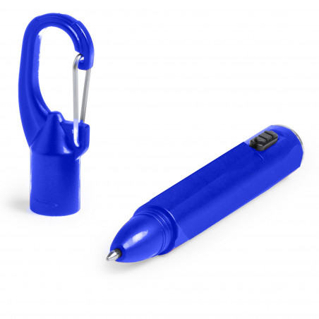 Bolígrafo linterna led en sobre kraft con adhesivo personalizado niño comunión