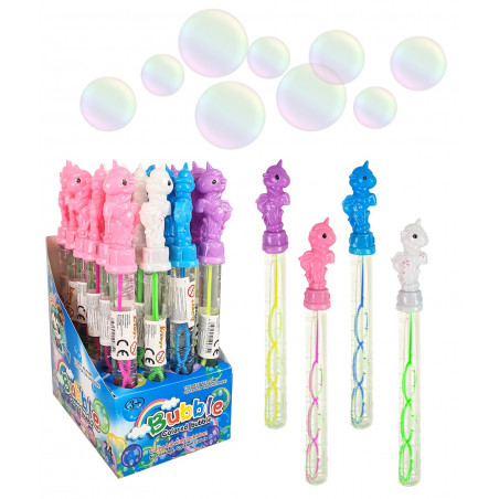 Pompero de Jabón para Niños con Cierre de Unicornio