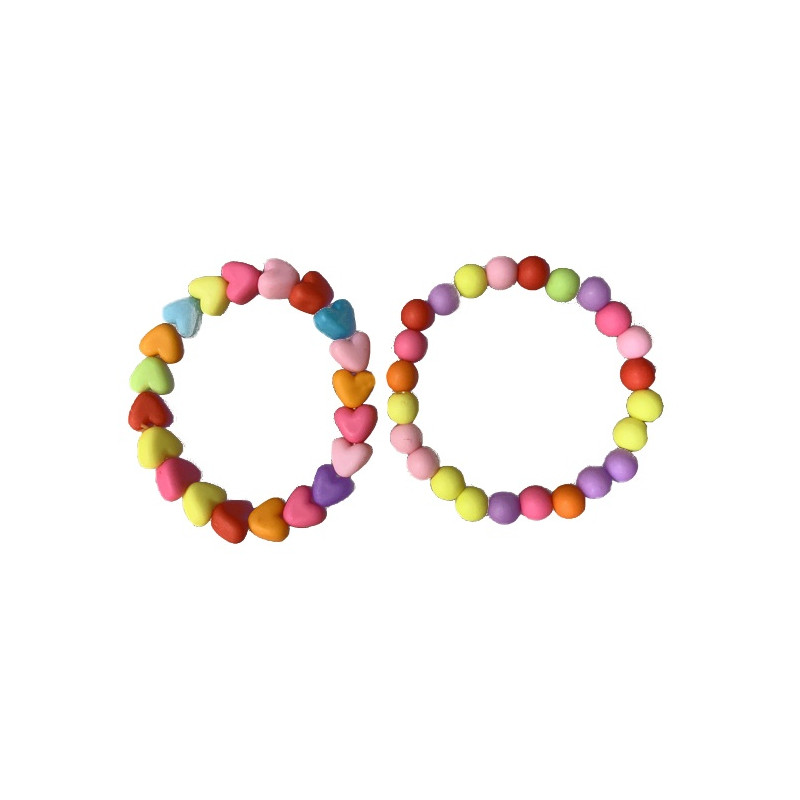 Pulseras con abalorios para niñas