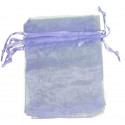 Monedero en bolsa de organza personalizado con adhesivo ideal para clientes de peluquerías y estética