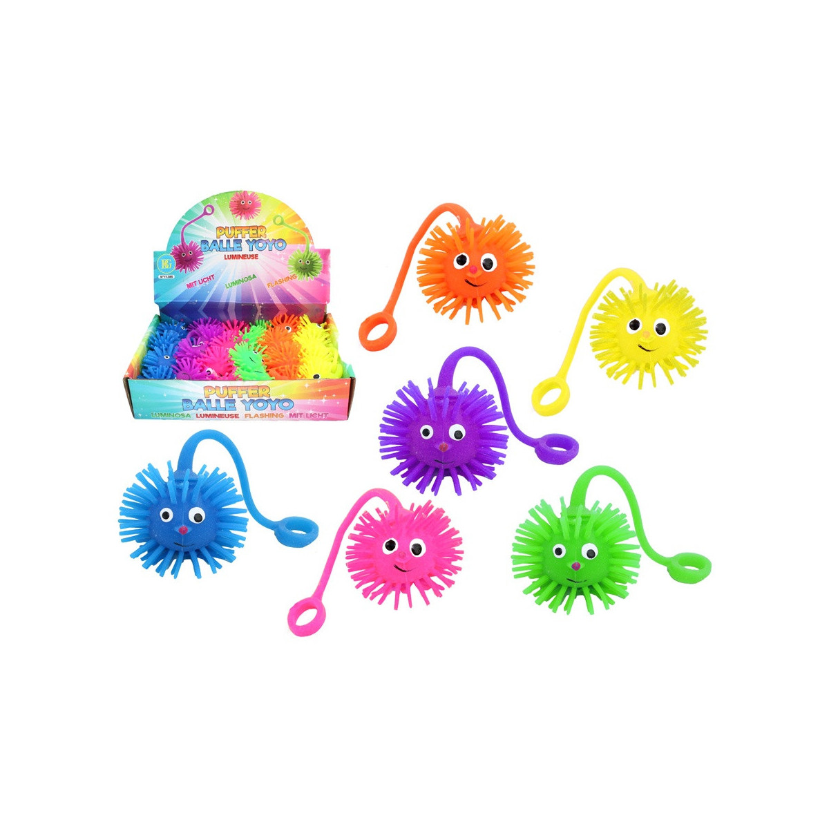 Detalles Para Niños Bola Pegajosa Luminosa