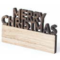 Imán de navidad con frase navideña en sobre de regalo y adhesivo con imagen personalizada