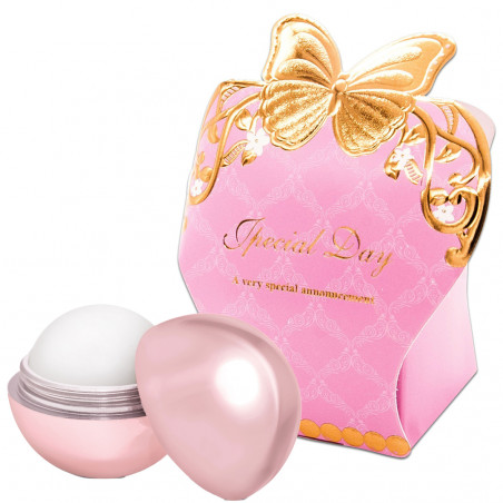 Brillo para labios factor 15 en caja decorativa rosa