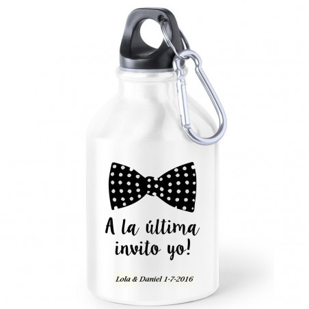 Botella de Aluminio Personalizada con Adhesivos