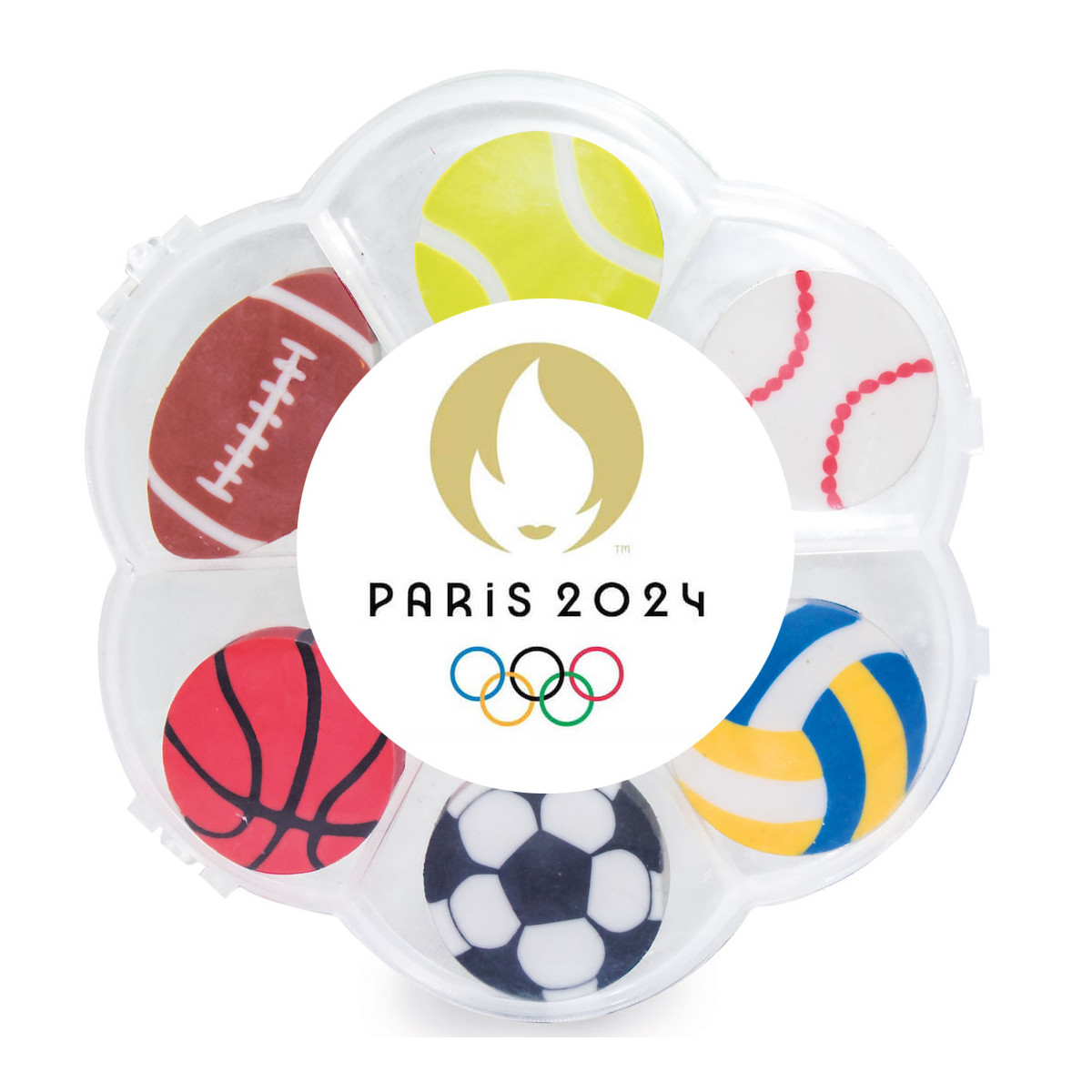 Gomas de borras de deportes de juegos olímpicos