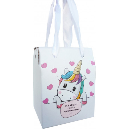 Guantes tactil en caja unicornio para regalos de amigas