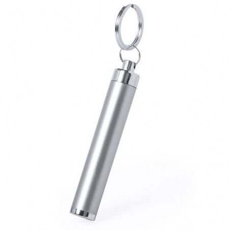 Linterna delgada personalizada con adhesivo transparente y caja de regalo como detalle para bodas