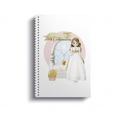 dibujos comunion nina