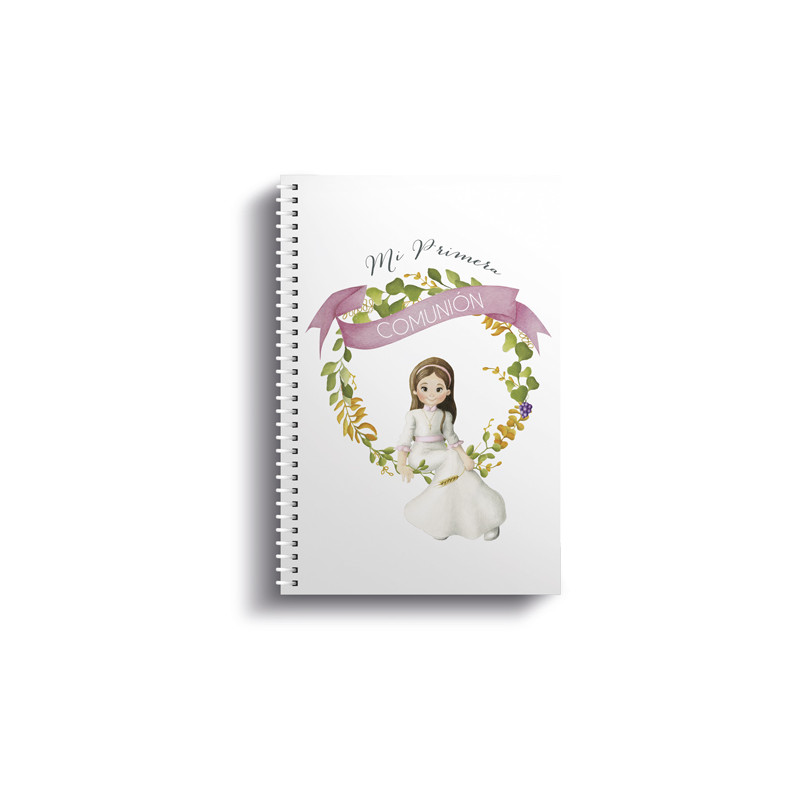 Libreta Comunión de niña