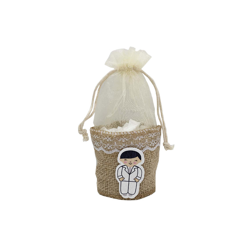 Bolsa comunión niño con cesta