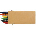 Caja de colores con adhesivo personalizado para evento