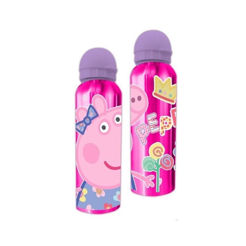 Botella agua niños peppa pig