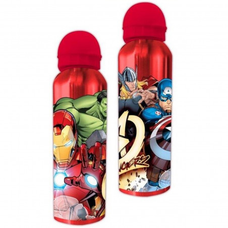 Botella de metal para agua avengers