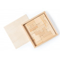 Puzzle tetris madera presetando en caja