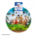 Pack de 8 platos desechables animalitos